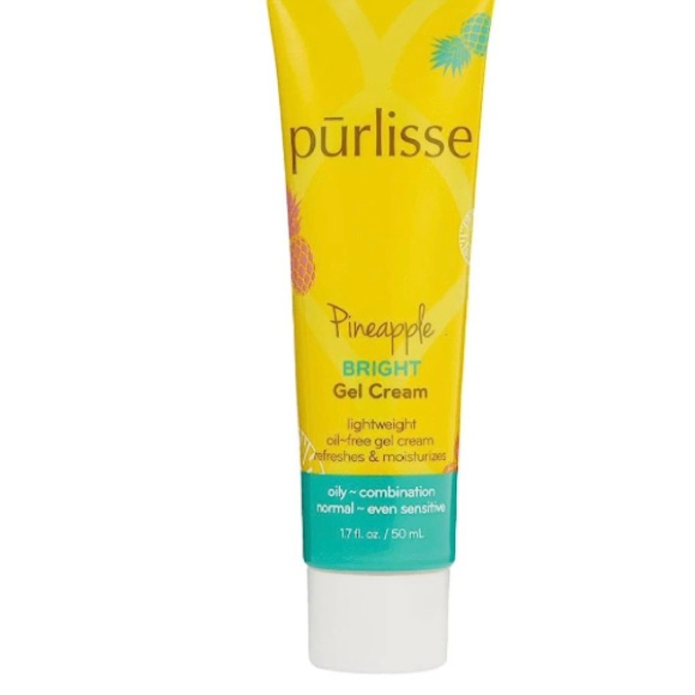 PURLISSE BEAUTY Pineapple Bright Brightening Gel Cream 1.7 fl oz/50ml NEW/Sealed